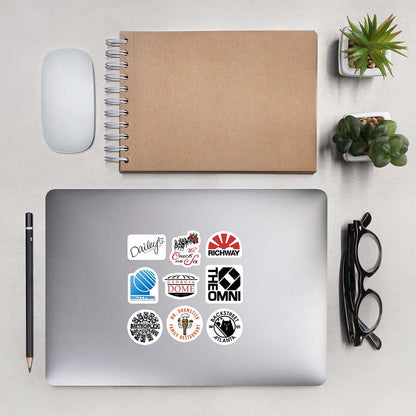 Atlanta Bygone Icons Sticker Sheet