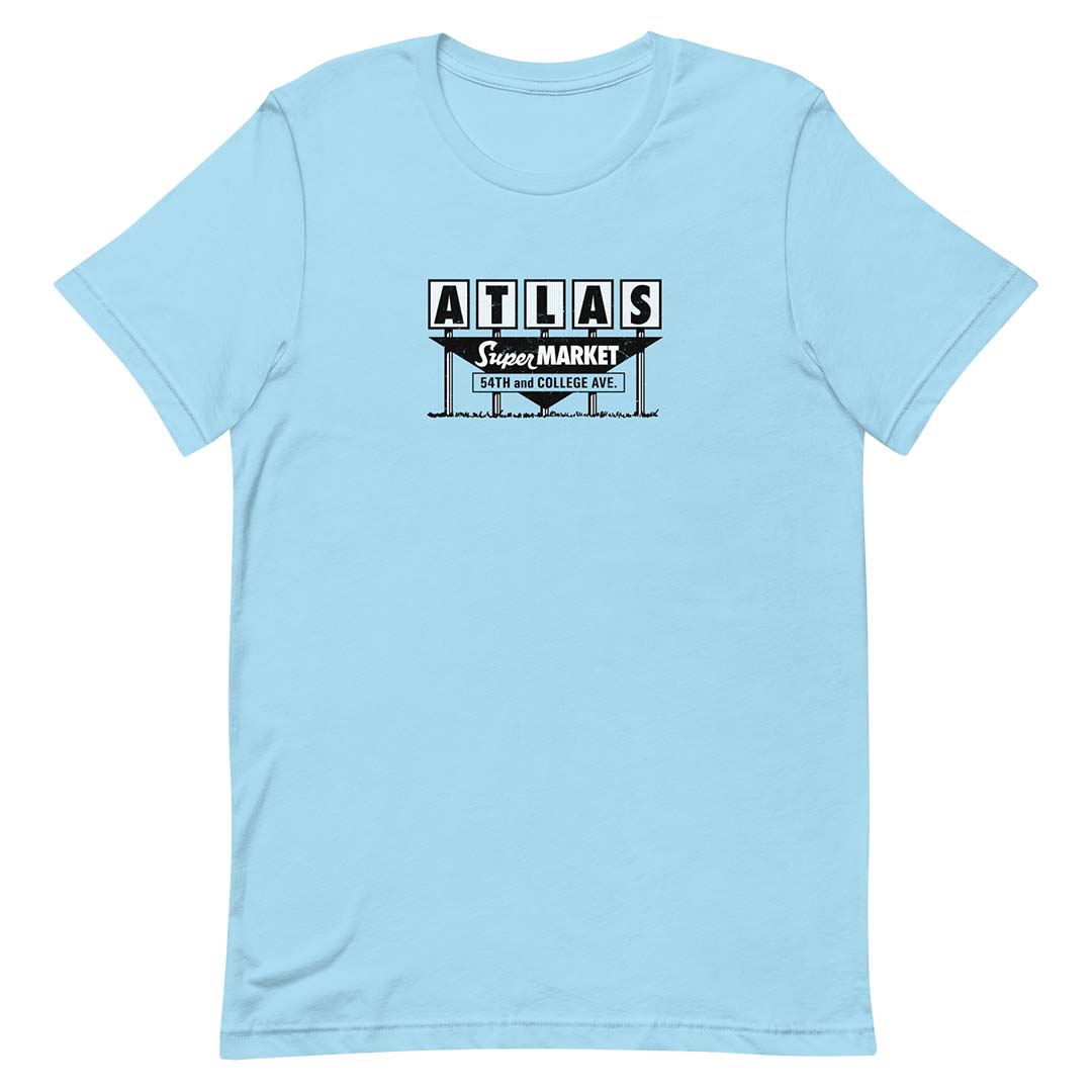 Atlas Supermarket Indianapolis Unisex Retro T-shirt