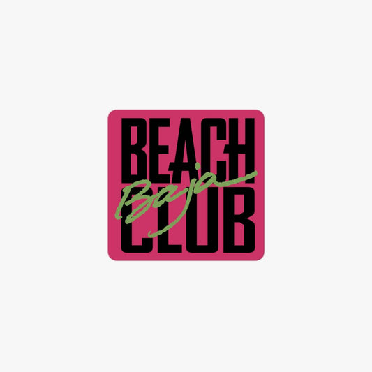 Baja Beach Club Retro Sticker