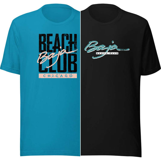 Baja Beach Club Unisex Retro T-shirt