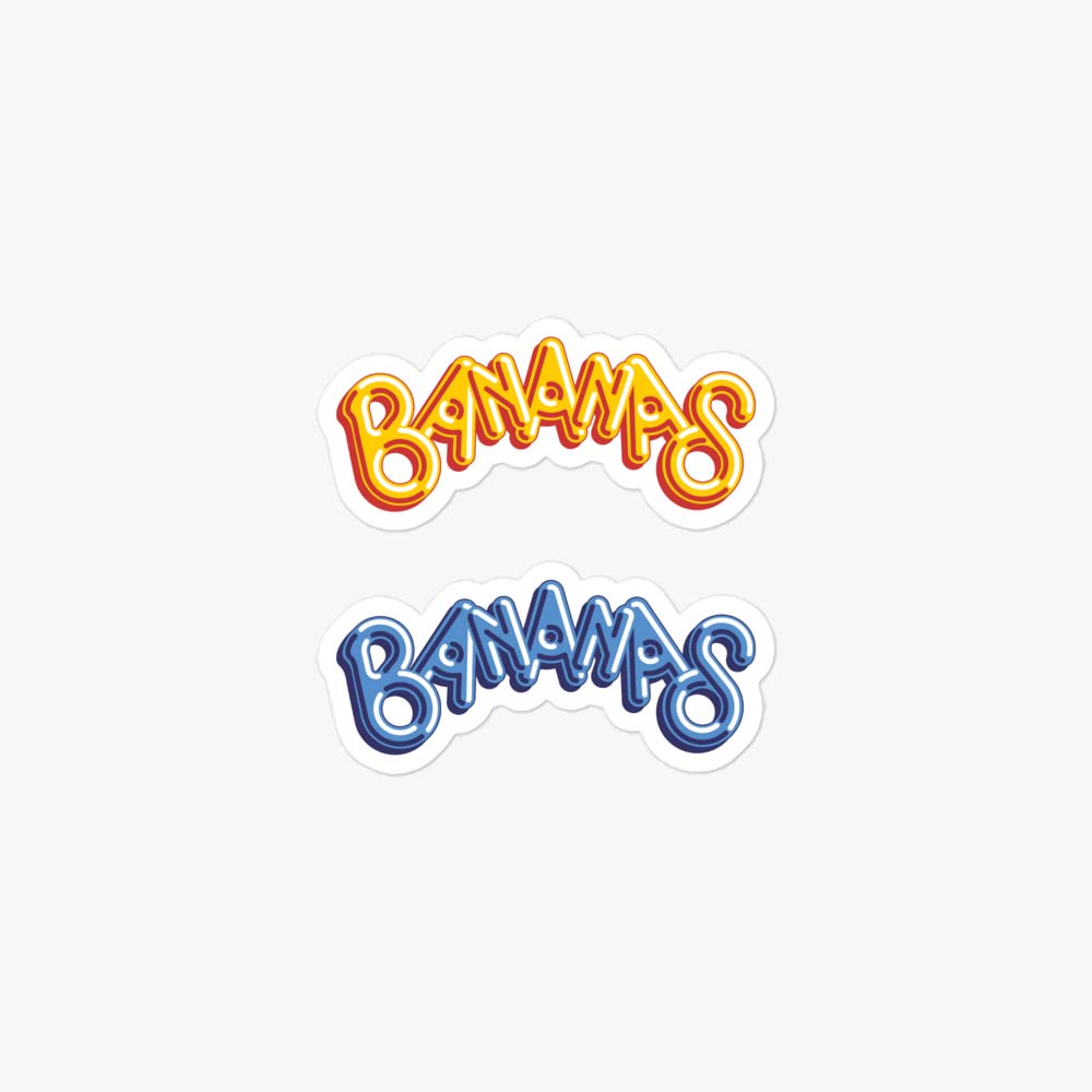 Bananas Magazine Retro Sticker