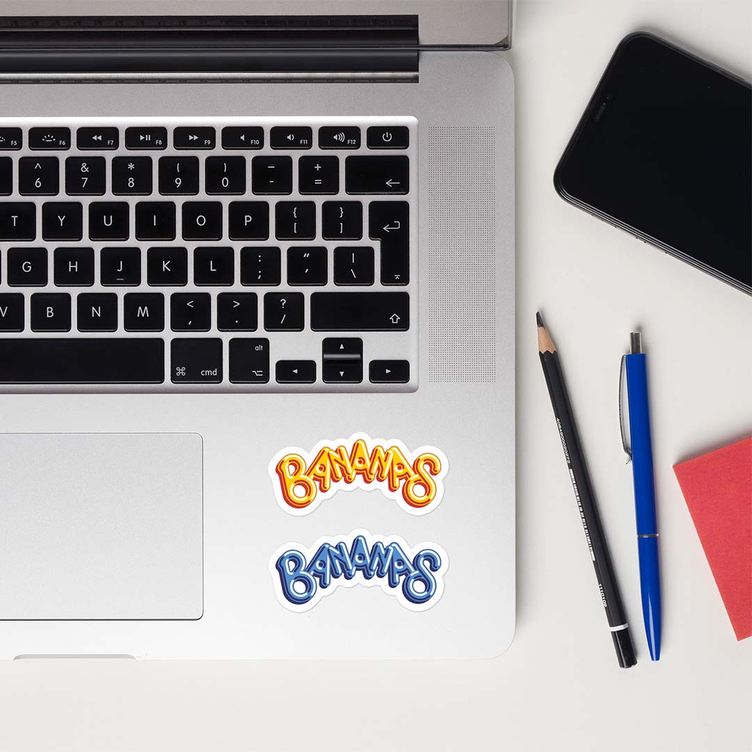 Bananas Magazine Retro Sticker