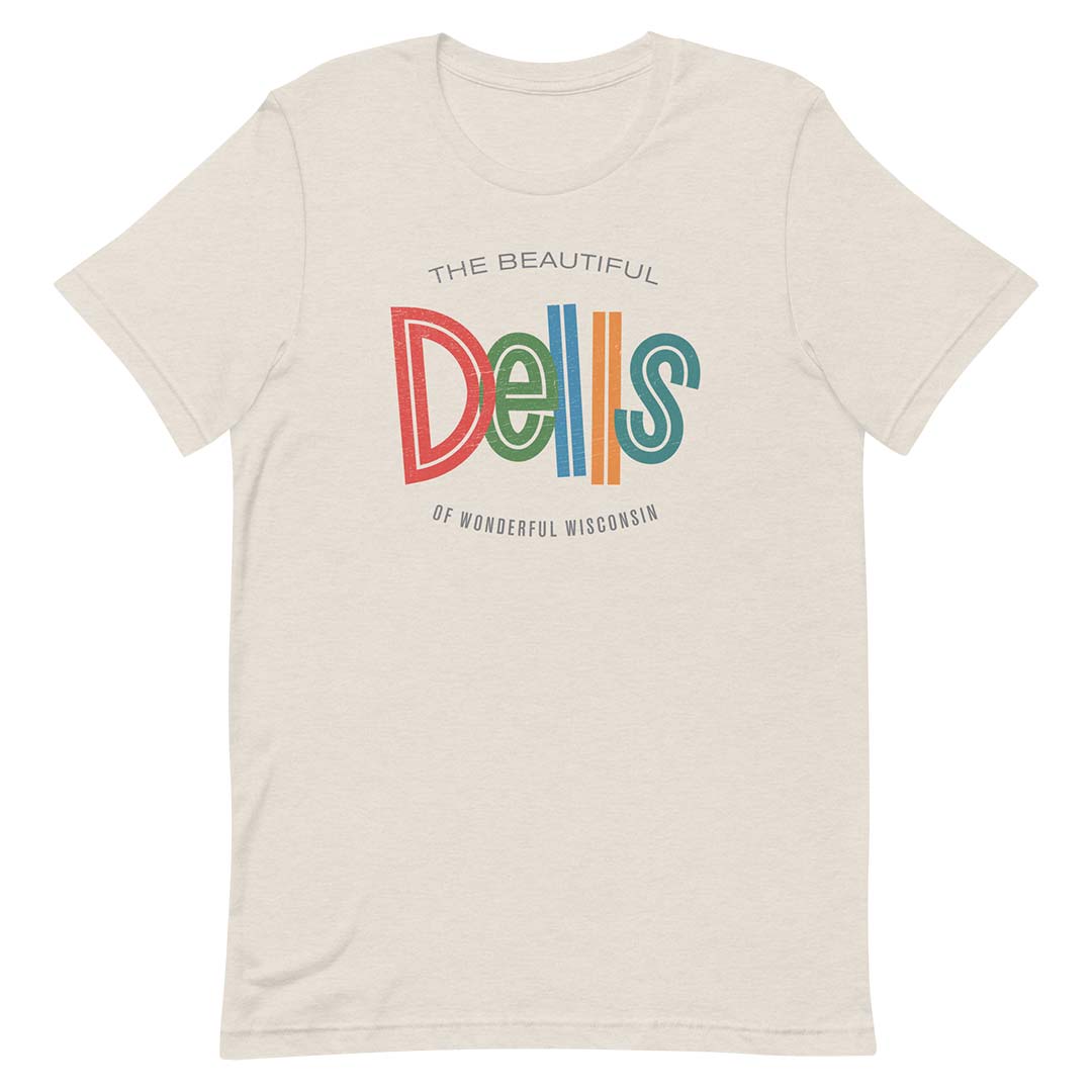 The Beautiful Wisconsin Dells Unisex Retro T-shirt