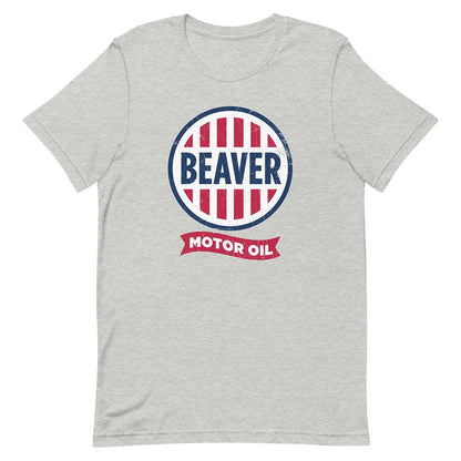 Beaver Motor Oil Unisex Retro T-shirt