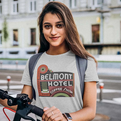 Belmont Hotel Milwaukee Unisex Retro T-shirt