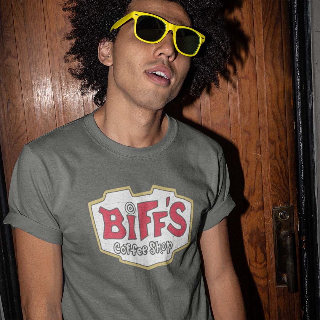 Biff’s Coffee Shops California Unisex Retro T-shirt