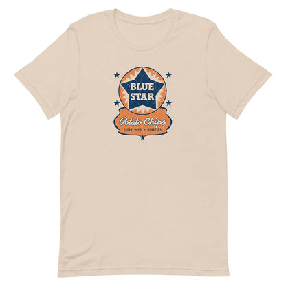 Blue Star Potato Chips Rockford Unisex Retro T-shirt