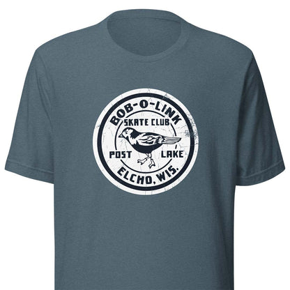 Bob-O-Link Skate Club Wisconsin Unisex Retro T-shirt