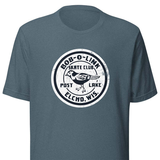 Bob-O-Link Skate Club Wisconsin Unisex Retro T-shirt