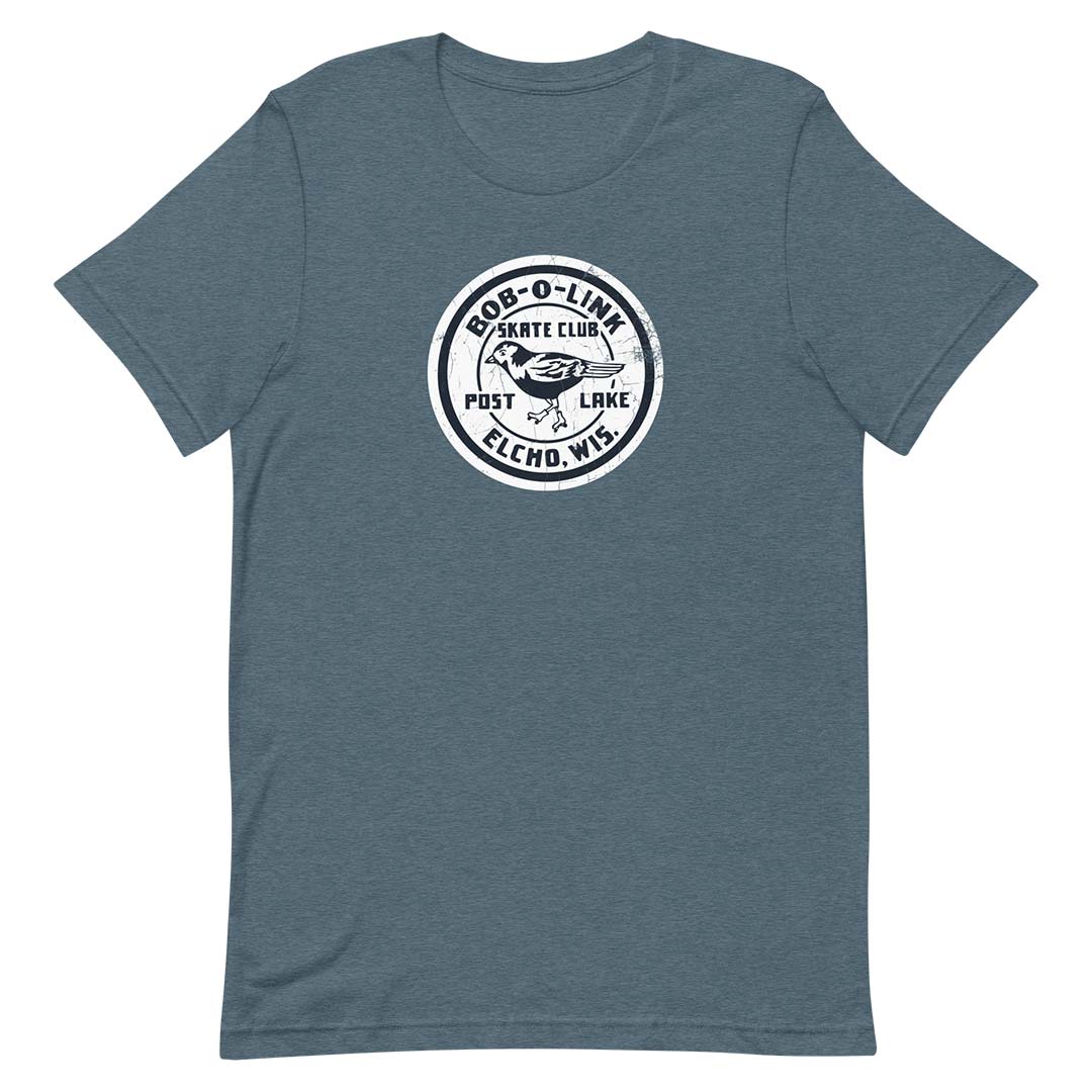 Bob-O-Link Skate Club Wisconsin Unisex Retro T-shirt