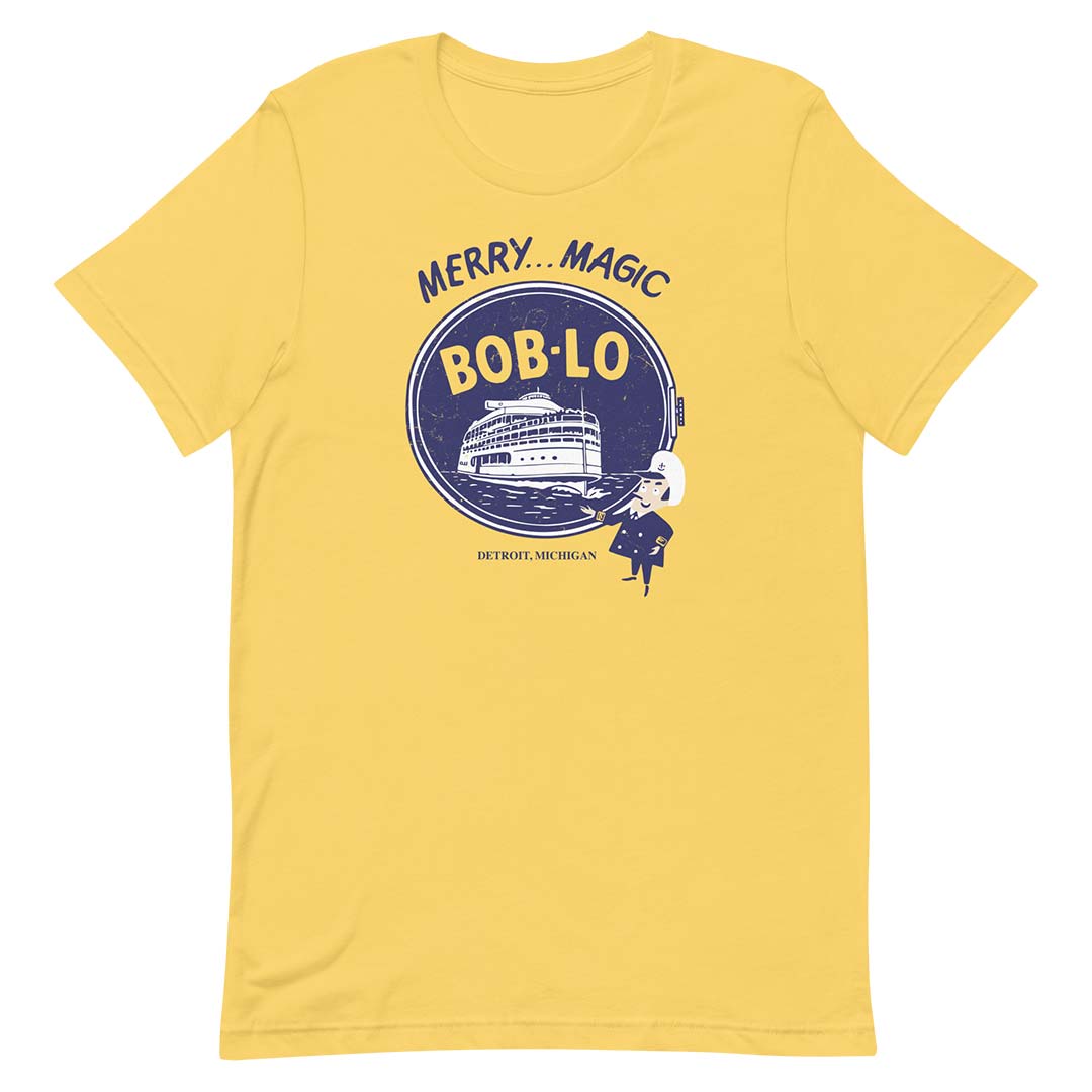 Boblo Island Detroit Unisex Retro T-shirt