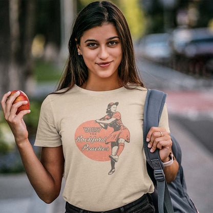 Boost the Rockford Peaches Unisex Retro T-shirt