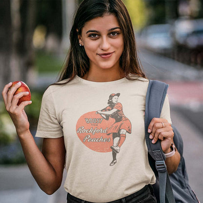 Boost the Rockford Peaches Unisex Retro T-shirt