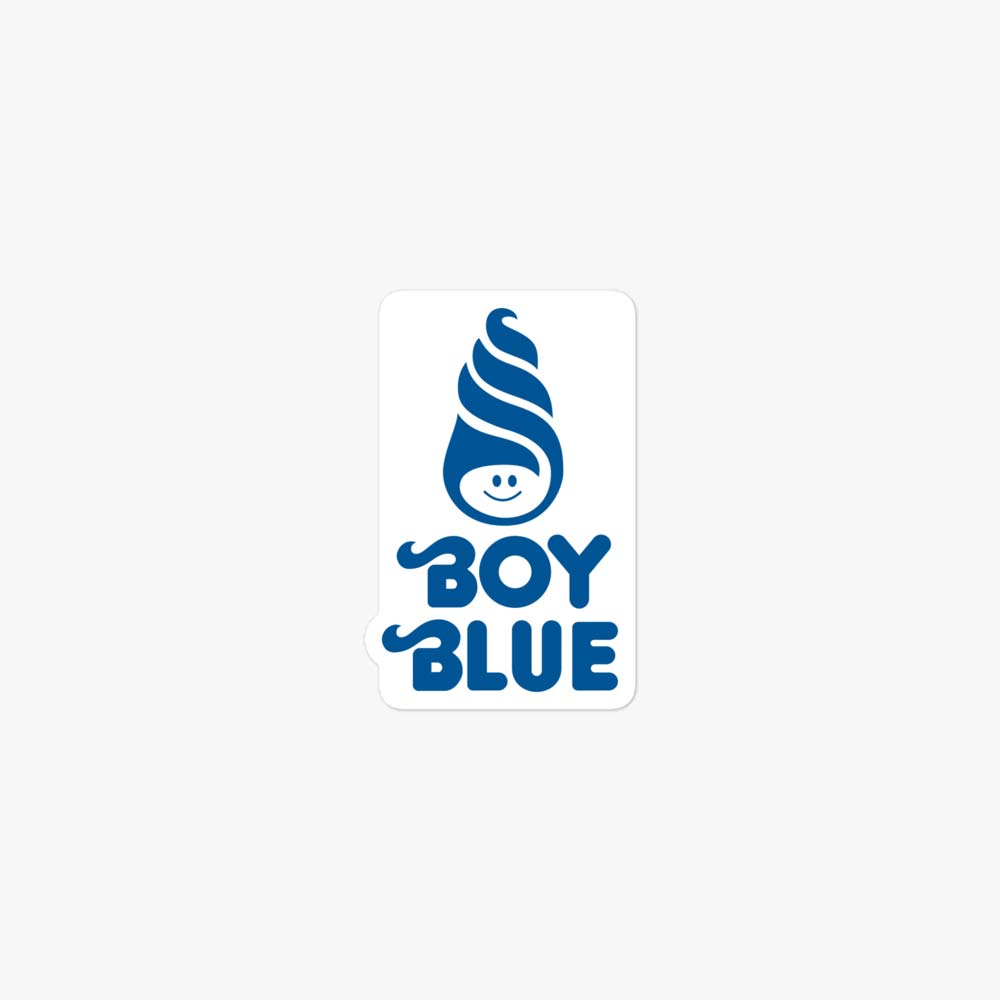 Boy Blue Ice Cream Milwaukee Retro Sticker