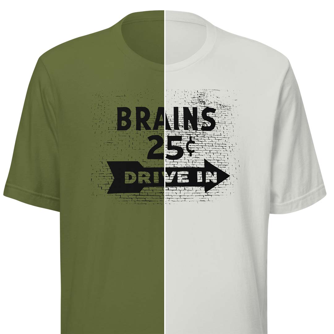 Brains Drive-In St. Louis Unisex Retro T-shirt