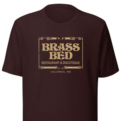 Brass Bed Restaurant & Discoteque Columbia Unisex Retro T-shirt
