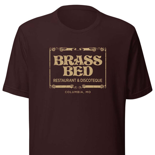 Brass Bed Restaurant & Discoteque Columbia Unisex Retro T-shirt