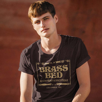 Brass Bed Restaurant & Discoteque Columbia Unisex Retro T-shirt