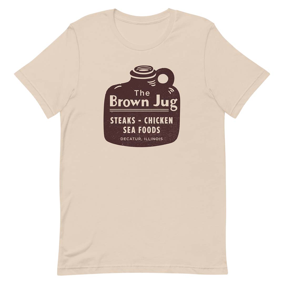Brown Jug Decatur Unisex Retro T-shirt