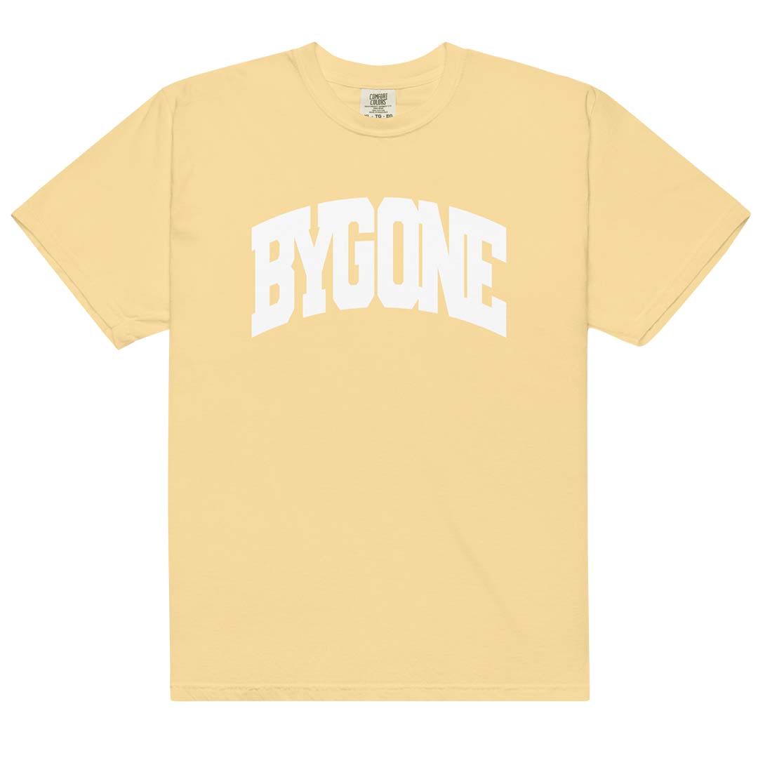 Bygone Varsity unisex garment-dyed heavyweight t-shirt