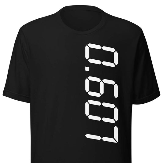 logo 0607 Calculator Words Unisex Retro T-shirt