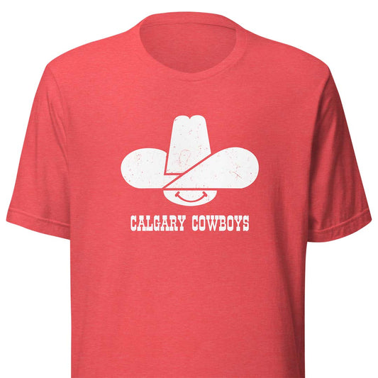 Calgary Cowboys Hockey Unisex Retro T-shirt
