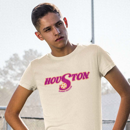 Houston Summit MISL Soccer Unisex Retro T-shirt