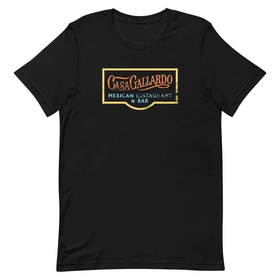 Casa Gallardo Mexican Restaurant Unisex Retro T-shirt