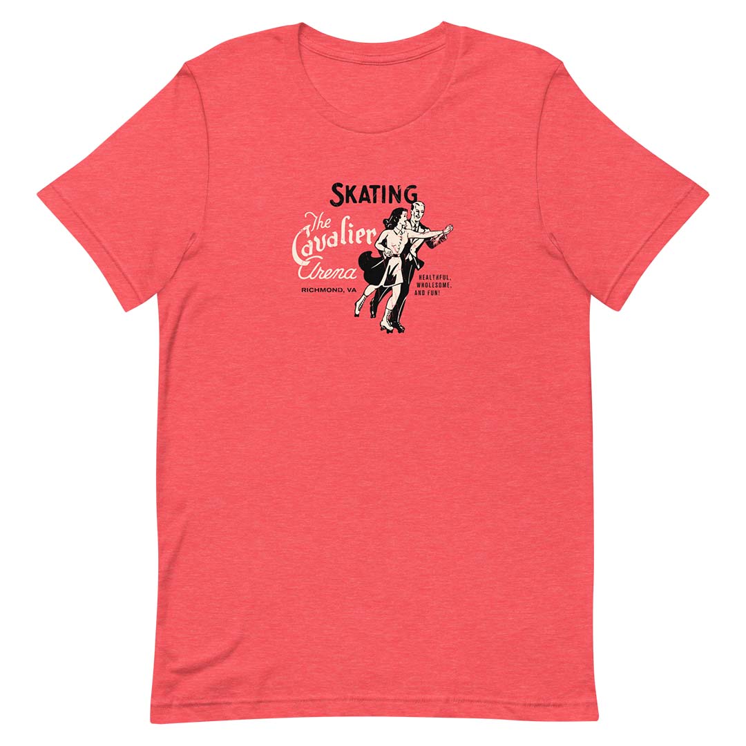 Cavalier Skating Arena Richmond Unisex Retro T-shirt