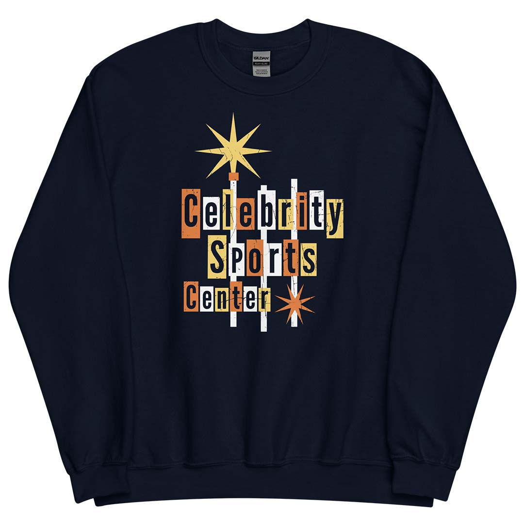 Celebrity Sports Center Denver Unisex Retro Crewneck Sweatshirt