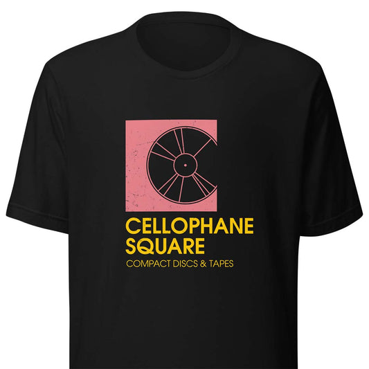 Cellophane Square Record Store Seattle Unisex Retro T-shirt