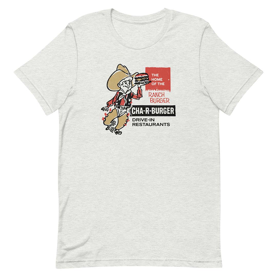 Cha-R-Burger Drive-in Restaurant Dayton Unisex Retro T-shirt