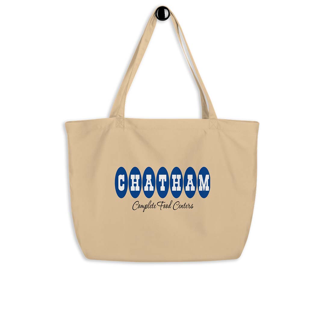 Chatham Supermarkets Michigan Large organic tote bag