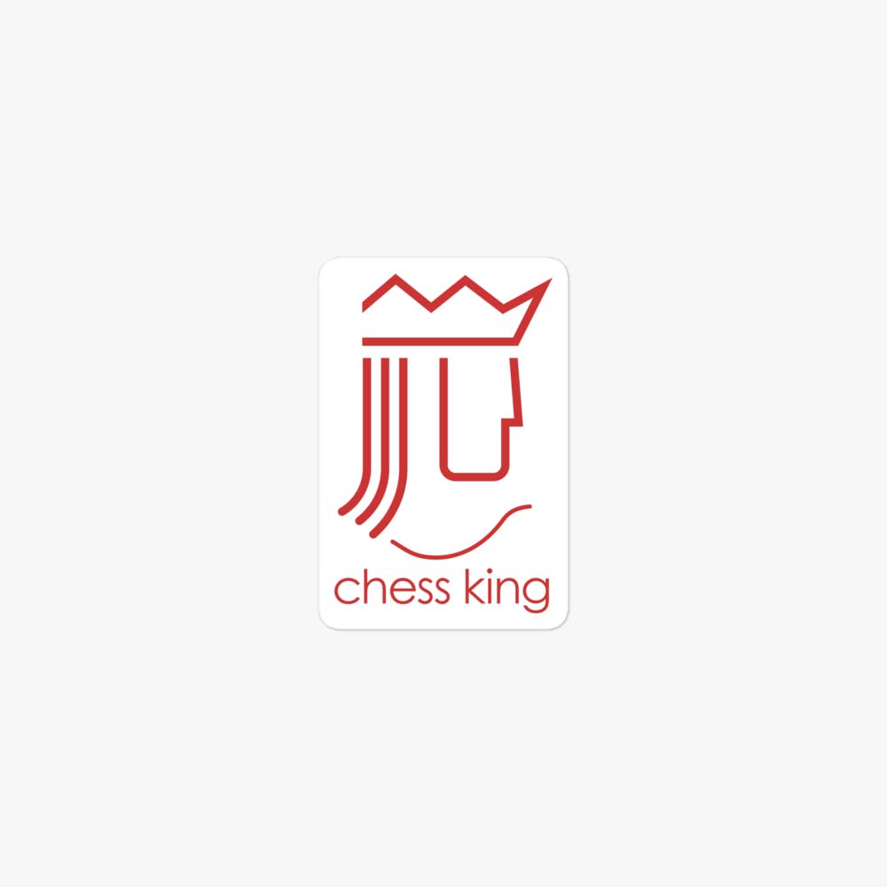 Chess King Retro Sticker