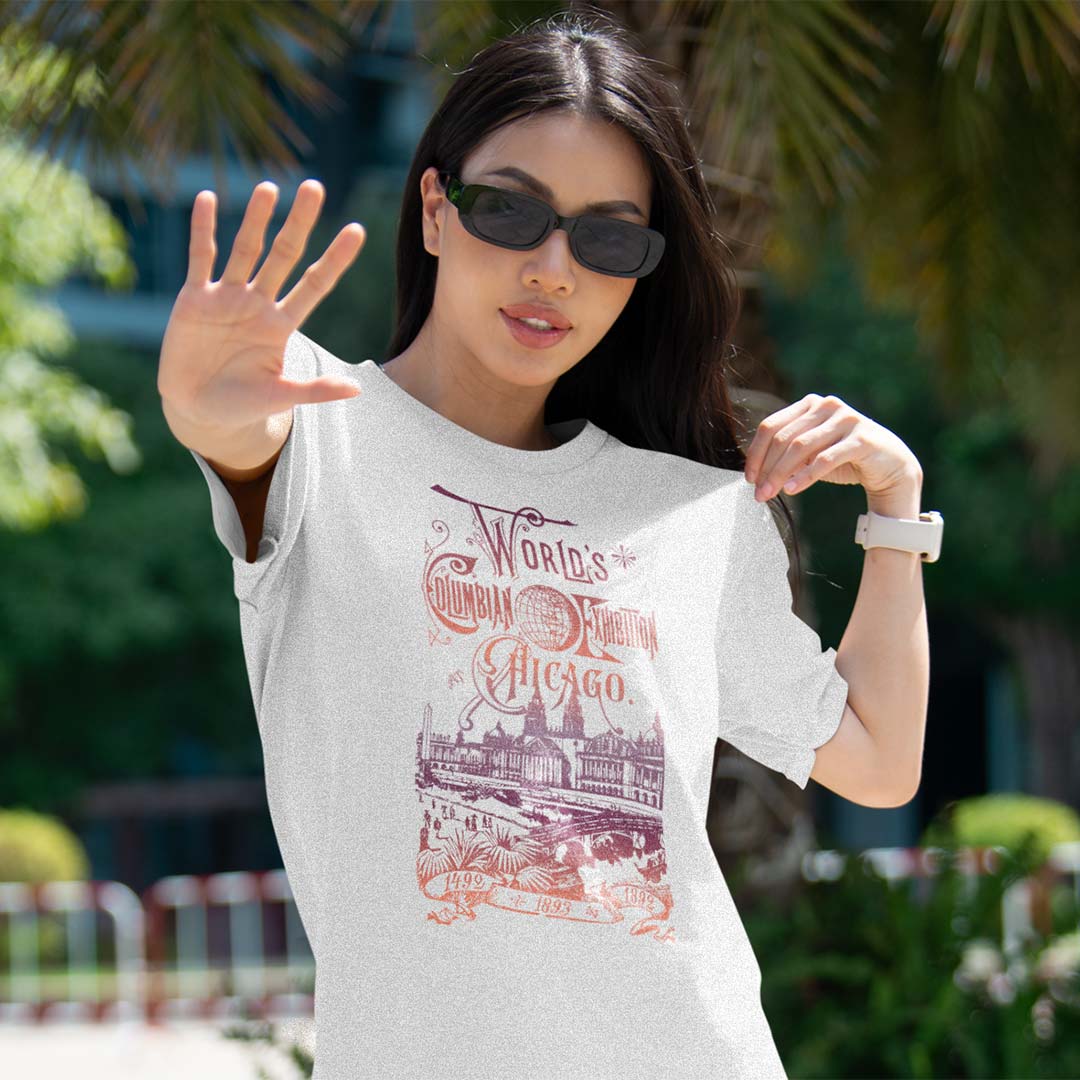 Chicago World’s Fair 1893 Unisex Retro T-shirt
