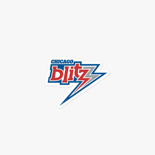 Chicago Blitz USFL Football Retro Sticker
