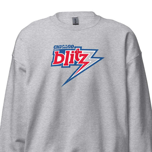 Chicago Blitz USFL Football Unisex Retro Crewneck Sweatshirt