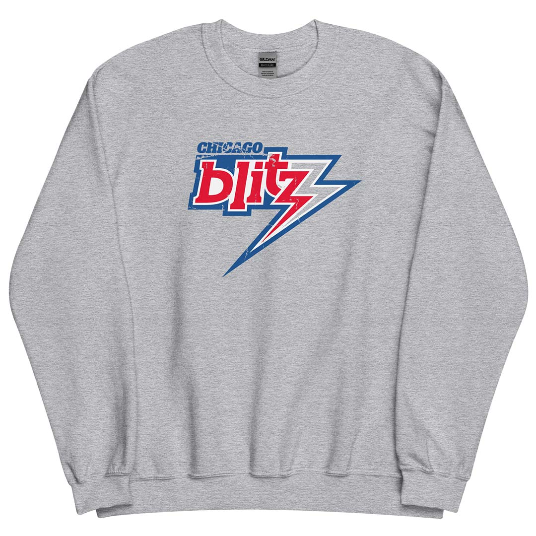 Chicago Blitz USFL Football Unisex Retro Crewneck Sweatshirt