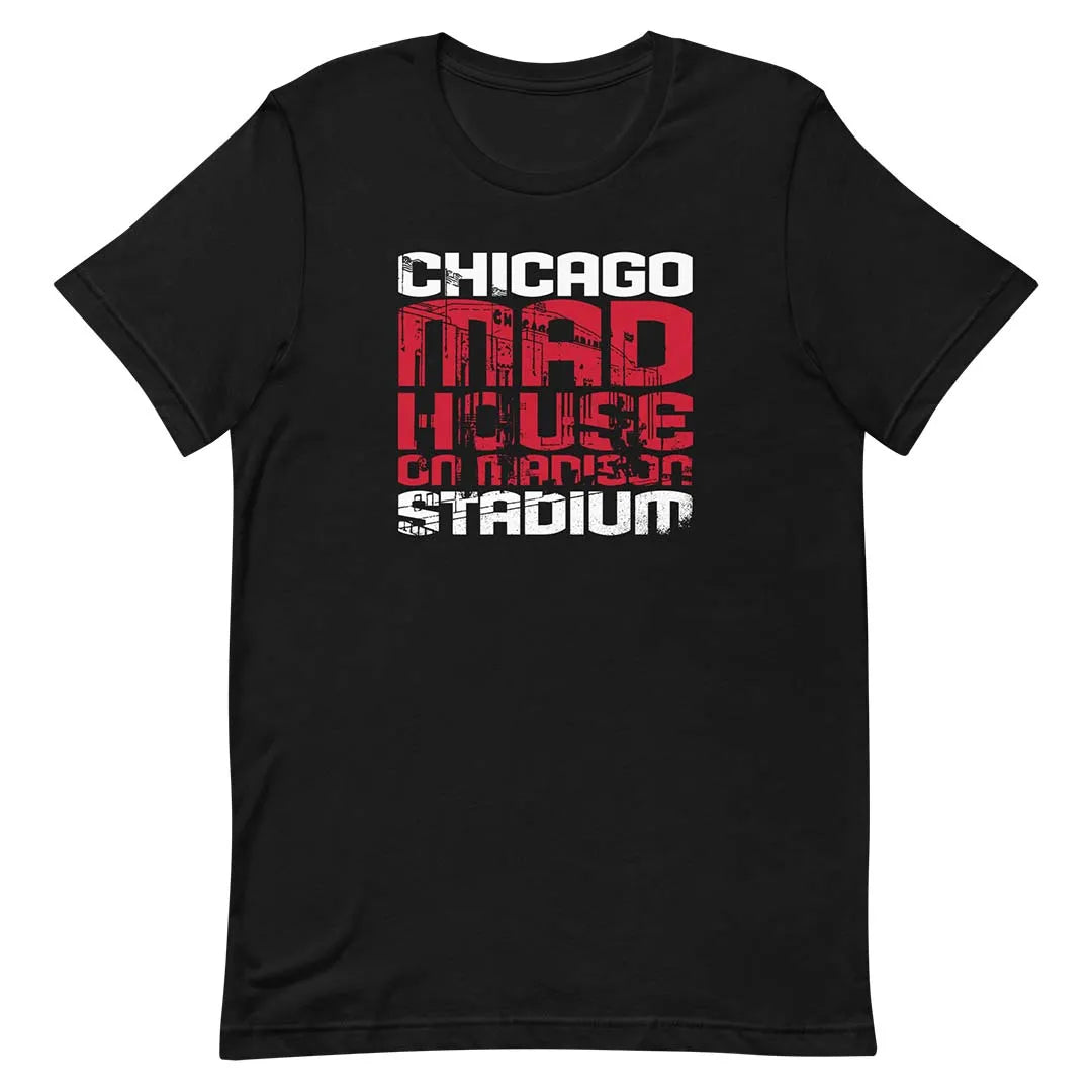 Chicago Stadium Unisex Retro T-shirt