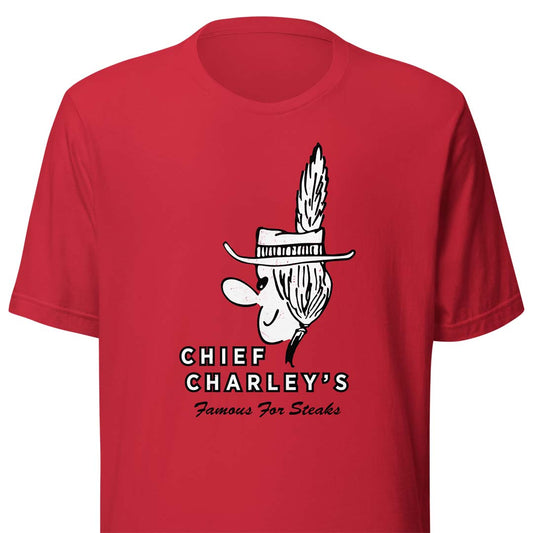 Chief Charley's Restaurant Florida Unisex Retro T-shirt