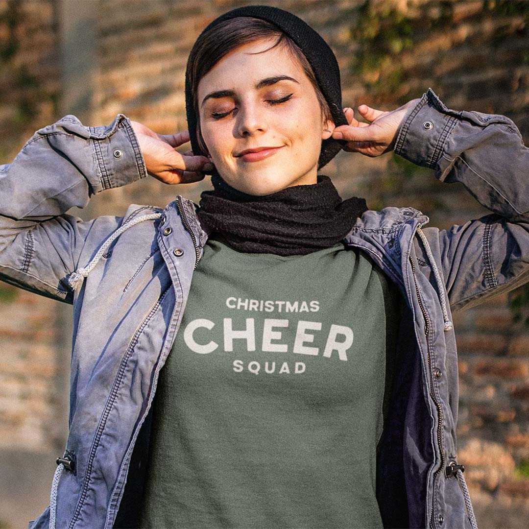 Christmas Cheer Squad Unisex Garment-dyed Heavyweight T-shirt