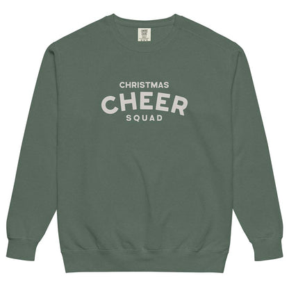 Christmas Cheer Squad Unisex Garment-dyed Crewneck Sweatshirt