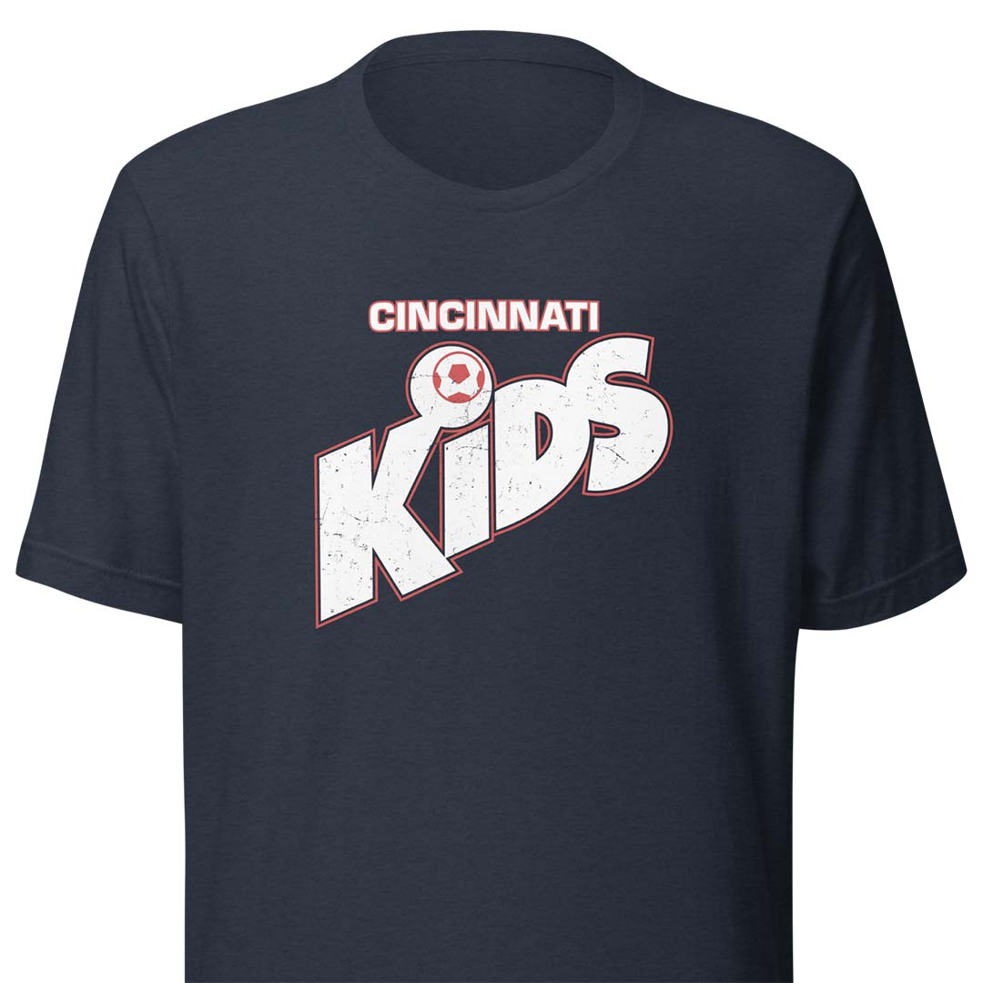 Cincinnati Kids MISL Soccer Unisex Retro T-shirt