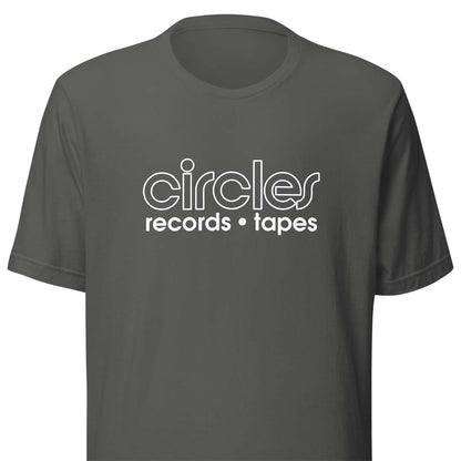 Circles Records Tapes Phoenix Unisex Retro T-shirt