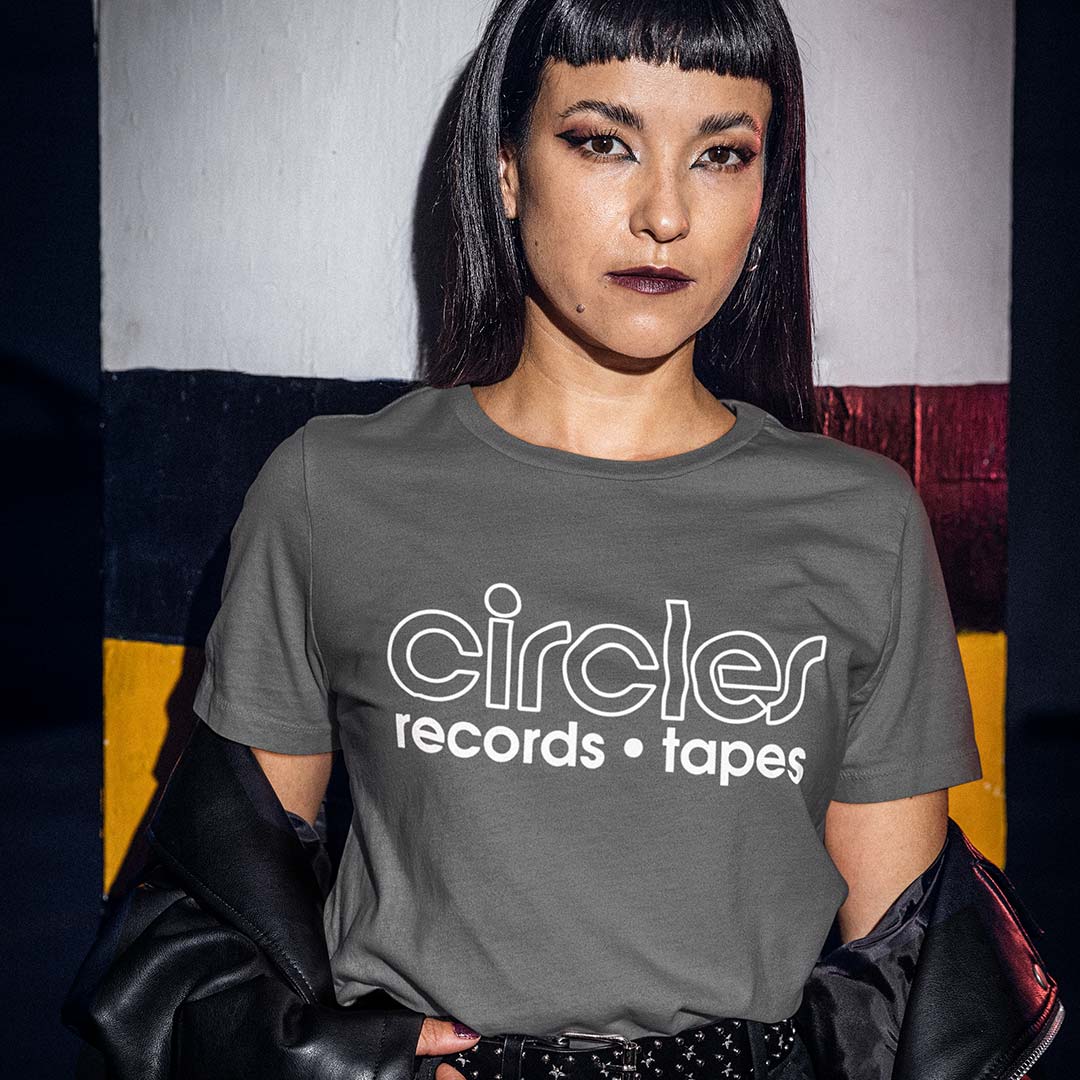 Circles Records Tapes Phoenix Unisex Retro T-shirt