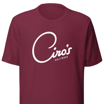 Ciro's Hollywood Nightclub Unisex Retro T-shirt