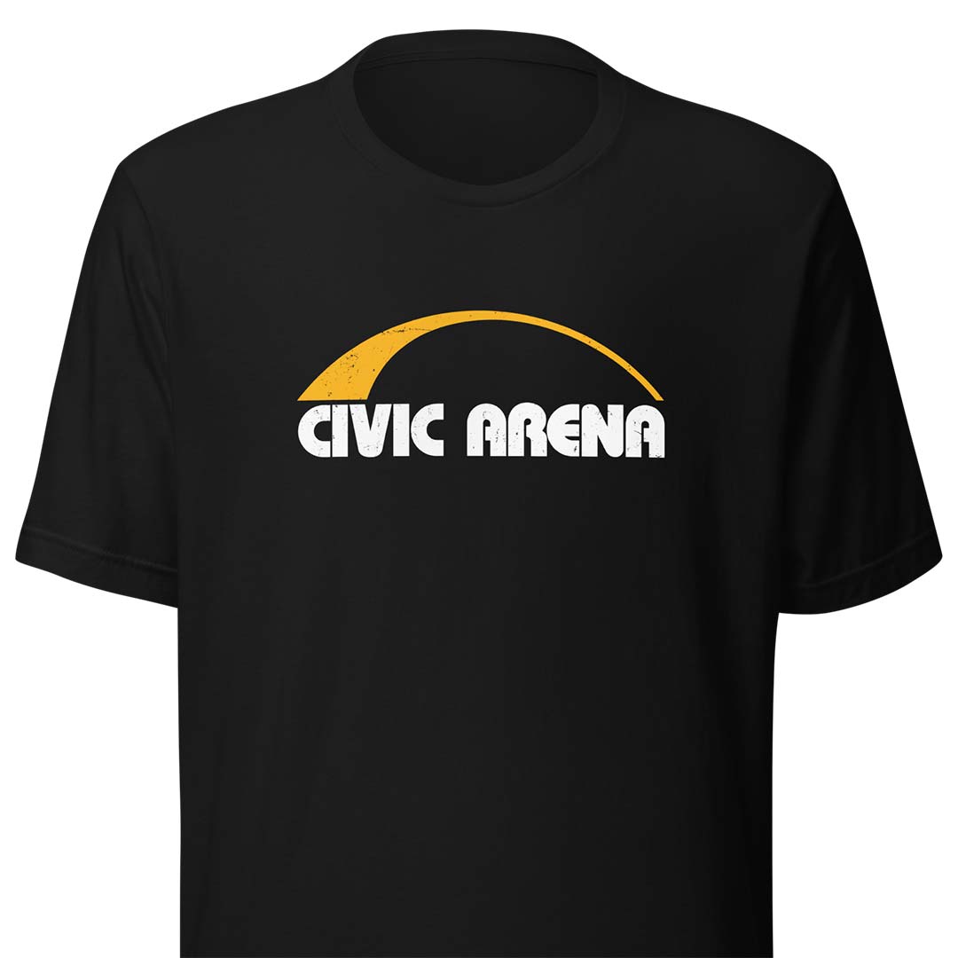 Civic Arena The Igloo Pittsburgh Unisex Retro T-shirt