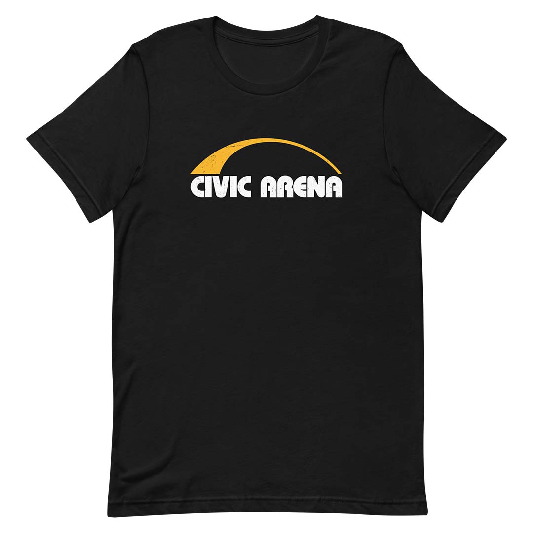 Civic Arena The Igloo Pittsburgh Unisex Retro T-shirt