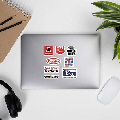 Cleveland Bygone Icons Sticker Sheet