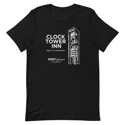 Clock Tower Inn Rockford Unisex Retro T-shirt